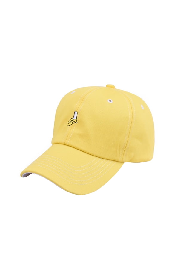 Unisex New Arrival Leisure for Fresh Fruit Embroidery Hat Banana Avocado Grape