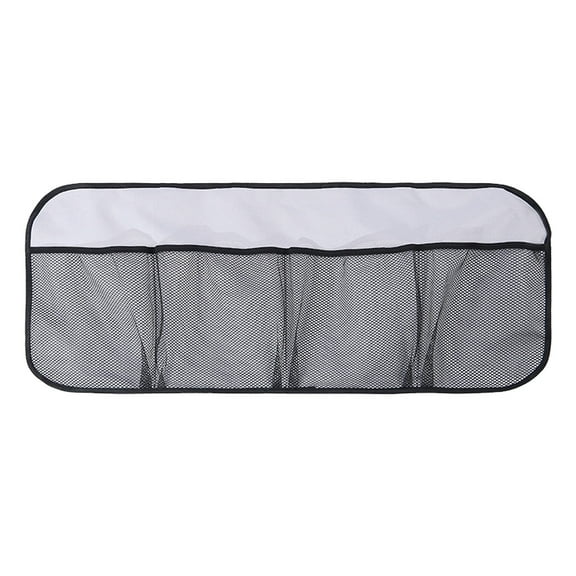 Yokua Universal Car Trunk Back for Seat Hanging Organizer with Buckle Strap Super Capacity Multi Pockets Pouches Mesh Storage Bag Space Saving
