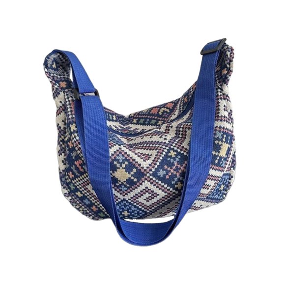 Yokua Vintage Ethnic Single Shoulder Bag for Everyday Use Crossbody Dumpling Bags