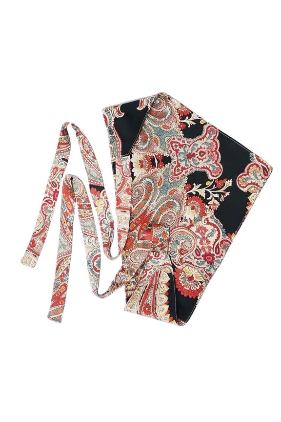 Vintage Wide Waistband for Women Elegant Flower Style Belt with Floral