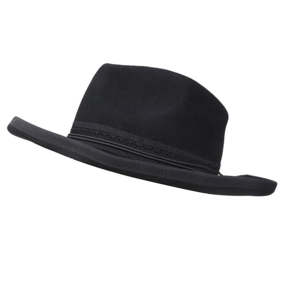 Yokua Wide Brimmed Fedoras Cowgirl Hat Western Top Hat for Boy Man Adults Hat