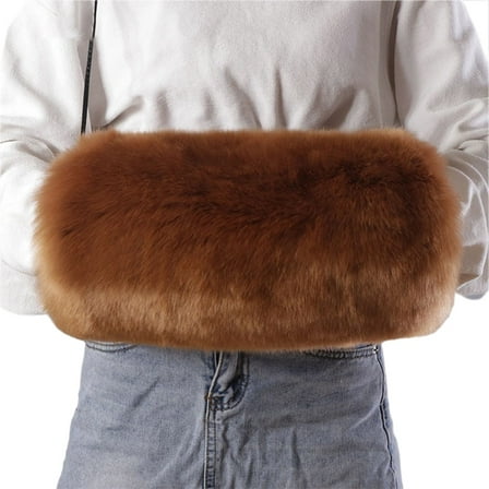 Yokua Winter Plush Hand Muffs for Men Women Warm Thermal Hand Muff for Cold Weather