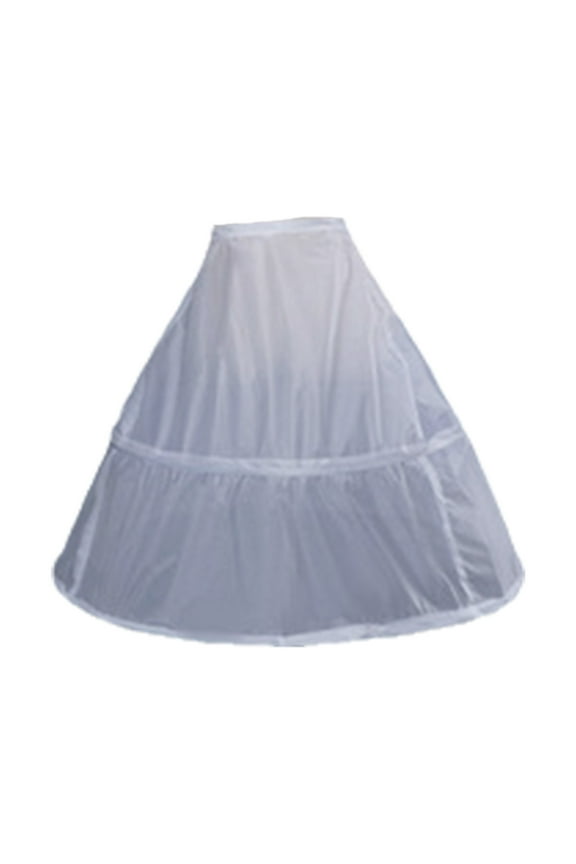 Women Crinoline Petticoat White Hoop Skirt Slip for Wedding Bridal Dress