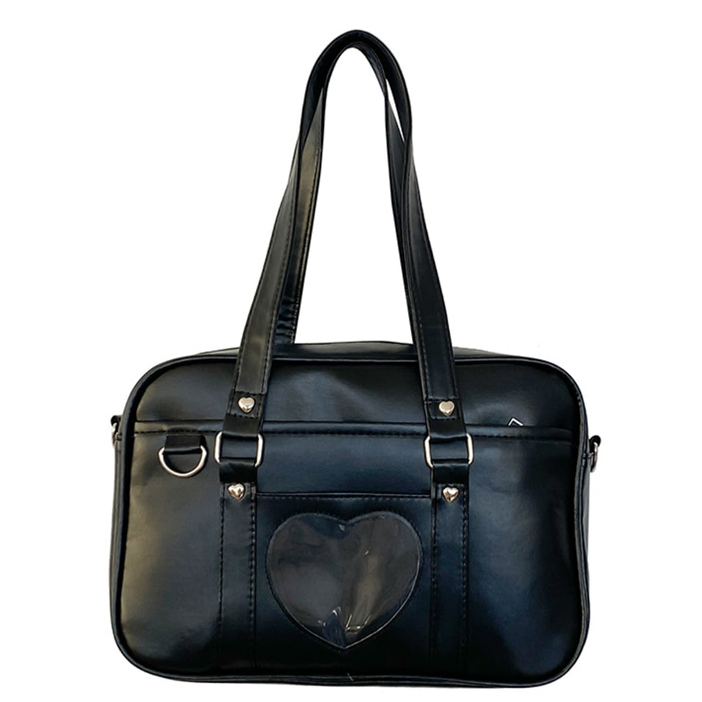 Yokua Women Crossbody Bag Heart Shoulder Bag Japanese Ita Bag Student School Bag