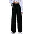 thumbnail image 1 of Yokua Women Drawstring High Waist Sweatpants Hiphop Sports Cinched Bottom Jogger Pants, 1 of 19