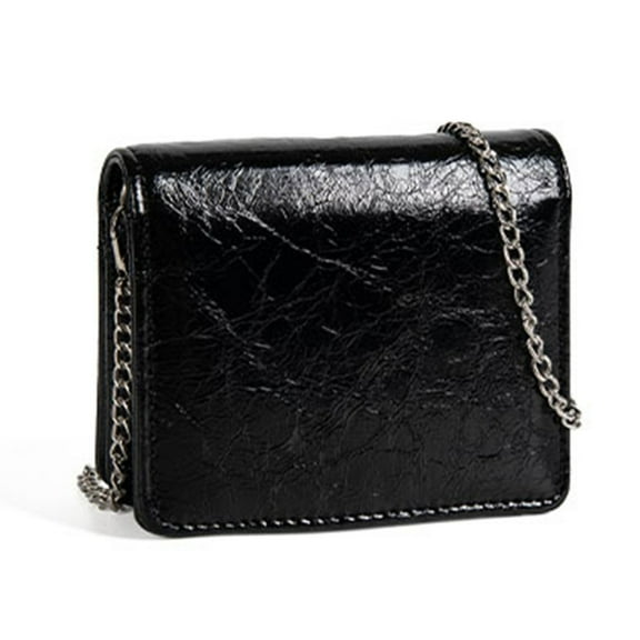 Yokua Women Fashion PU Leather Mini Bag Crossbody Chain Purse Lipsticks Organizers