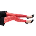 thumbnail image 1 of Yokua Women High Waist Fishnet Footless Leggings Patterned Footless Tights Leggings, 1 of 18