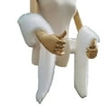 thumbnail image 1 of Yokua Women Long Faux Fur Shawl Bridal Winter Soft Bolero Scarf for Wedding Day, 1 of 9