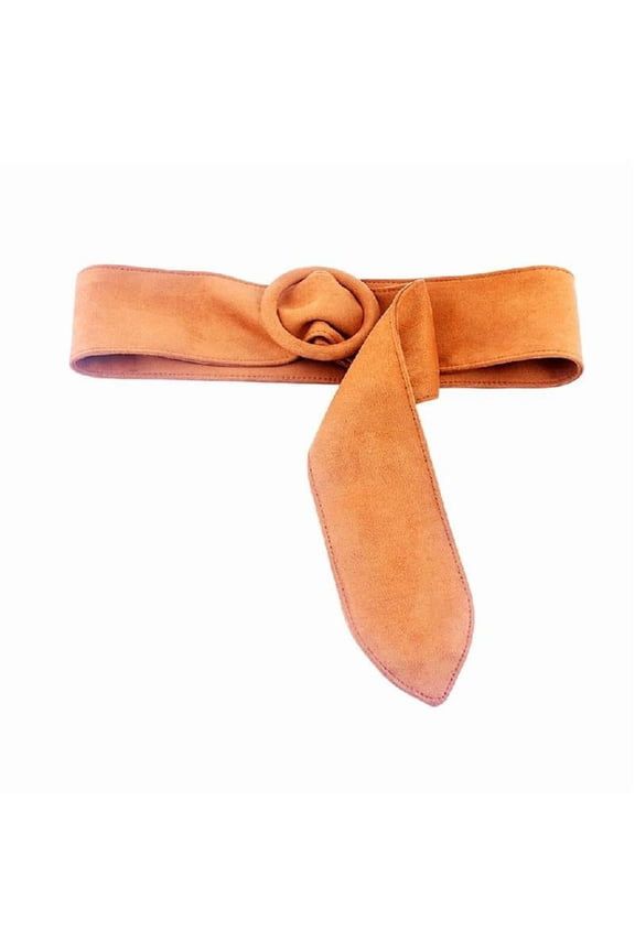 Women Suede Belt For Dresses Waist Wrap Belt For Women Wide Cinchs Belt Formal