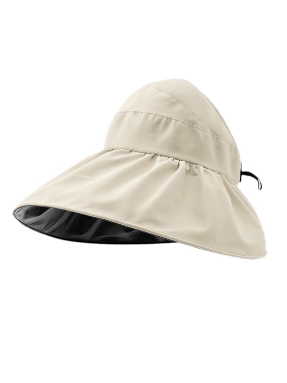Women UPF 50+ Wide Brim Roll-up Sun Hat Sun Visors Hats Open Top Beach Hat