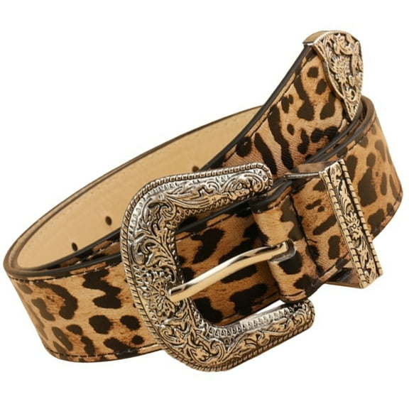 Yokua Women Waist Chain Hot Leopard Print Belt for Women Proms Club Party Daily