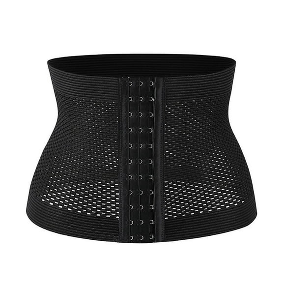 Yokua Women Waist Corset Hooks Front Tummy Control Underbust Body Shaper Belt Cincher