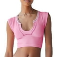 thumbnail image 1 of Yokua Women Y2k Crop Top y2k summer tops Sleeveless Crop Tops V Neck Slim Fit TShirt, 1 of 20