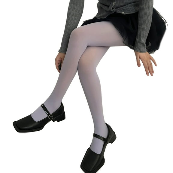 Yokua Women's Soft Stretch Semi Opaque Solid Colored Footed Pantyhose Tights