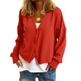 thumbnail image 1 of Yokua Womens Button Up Cardigan Knit Fabric Simple Design Long Sleeve Sweater Jacket, 1 of 8