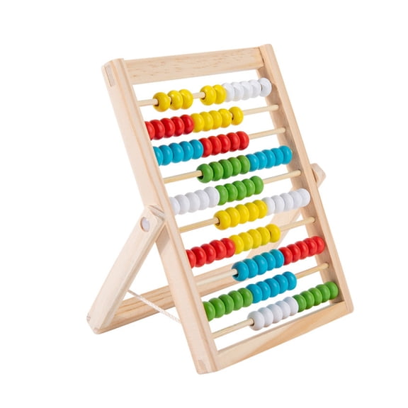 Yokua Wood Abacus Toy Number Calculate Kid Improve Calculation Proficiency Toy