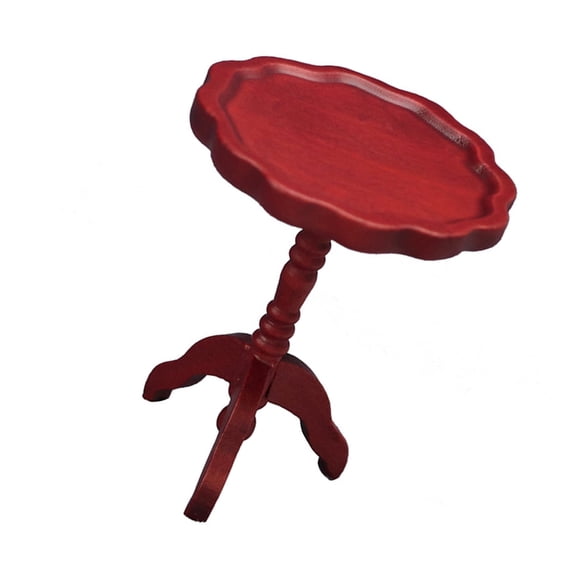 Yokua Wood Miniature End Table 1/12 Dollhouses Decoration Model Project Display Desk