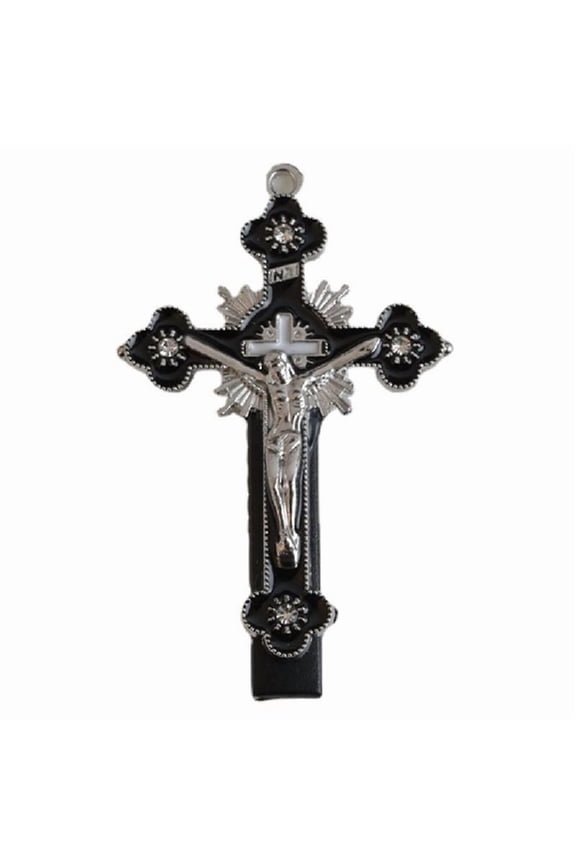 Y2K Girls Hair Clip Gothics Cross Hairpins Side Clip PunkStyle Hair Barrettes