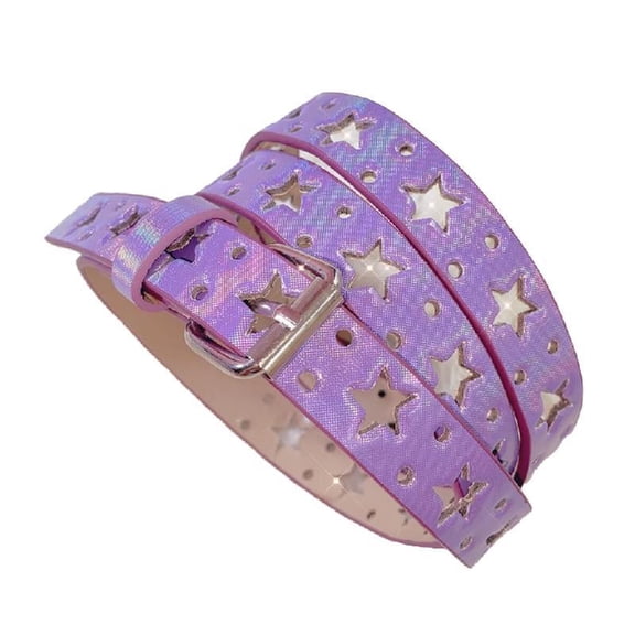 Yokua Y2K Hollowed Waist Belt Women Decorative Belt for Pants Dress Pin Buckle Belt