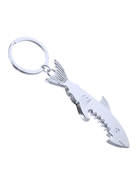 Zinc Alloy Beer Bottle Opener Keychain Mini Bottle Openers EDC Pocket Keyring