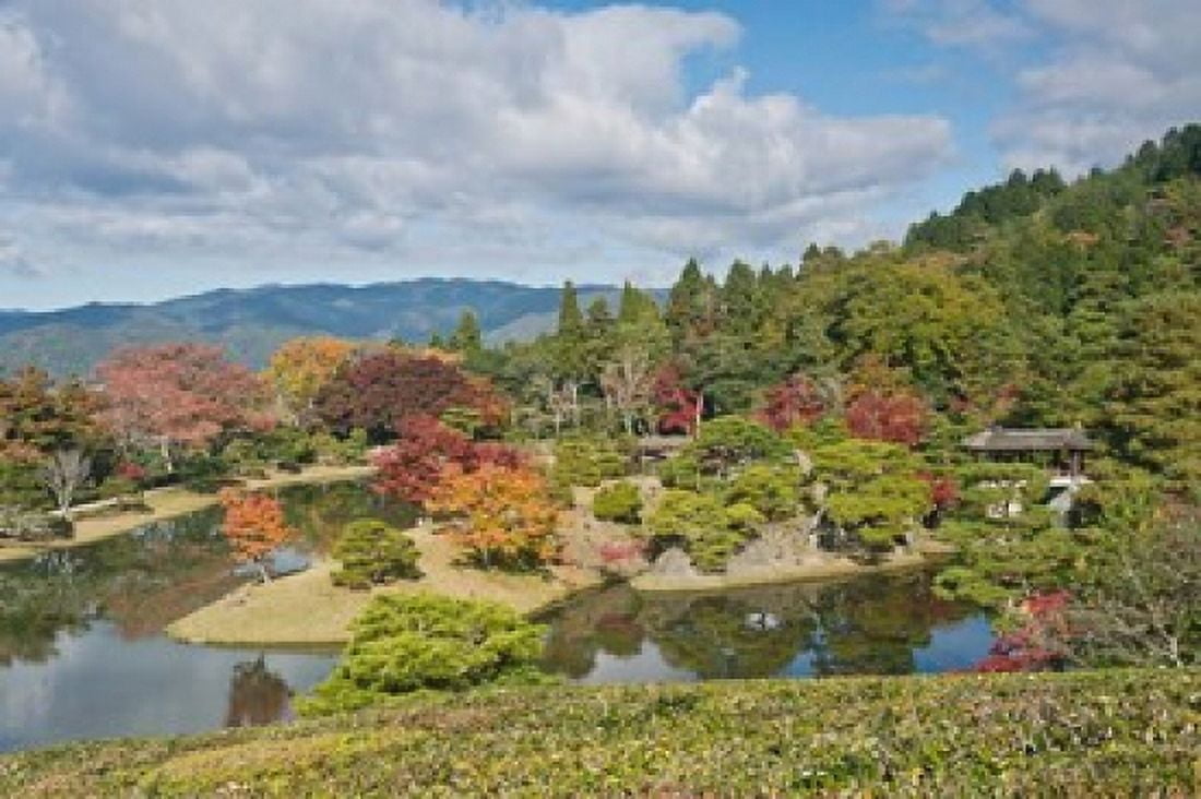 Yokuryuichi Pond Shugakuin Imperial Villa Kyoto Japan Canvas Art - Rob Tilley DanitaDelimont (18 x 12)
