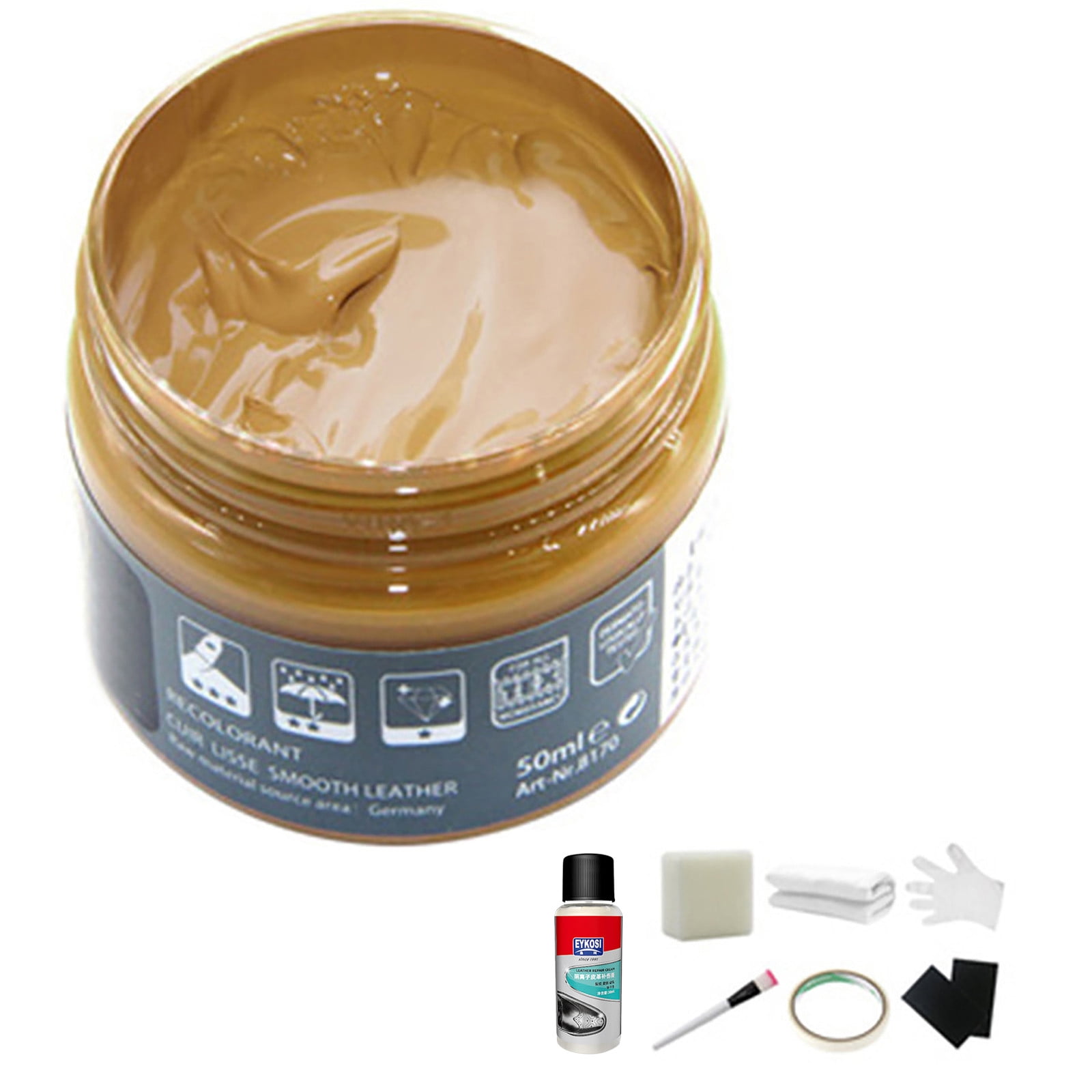 Yolaird The Leather Recoloring Balm, Leather Color Restorer, Leather