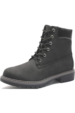Waterproof Work Boot for Women Black Polyurethane, 8