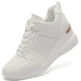 thumbnail image 1 of Yolanda Zula Wedge Sneakers for Women - Wedge Tennis Shoes Non-Slip Women Fashion Sneakers, 1 of 7