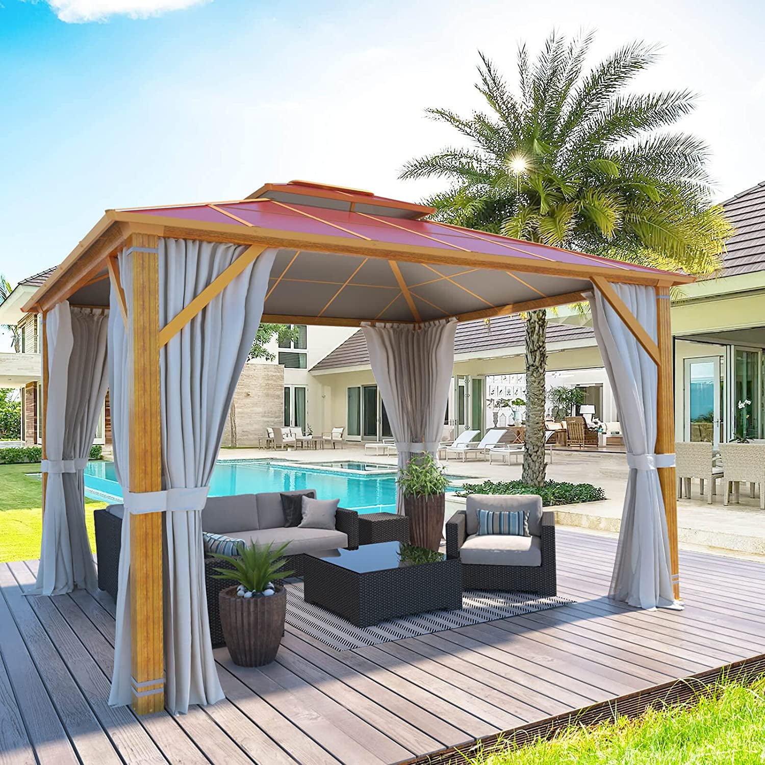 Walmart top hardtop gazebo