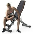 thumbnail image 1 of Yoleo Commercial Weight Bench, Adjustable/Foldable Strength Training Bench, Utility Incline/Decline Bench for Full Body Workout - Fast Folding, 1 of 7