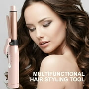 Yolispa Cordless Mini Curling Iron,3/4 Inch Barrel,Mini Hair Curler,3 Temperature Settings, USB Rechargeable Ceramic Curling Wand, Portable Hair Curler Ideal for Short Hair