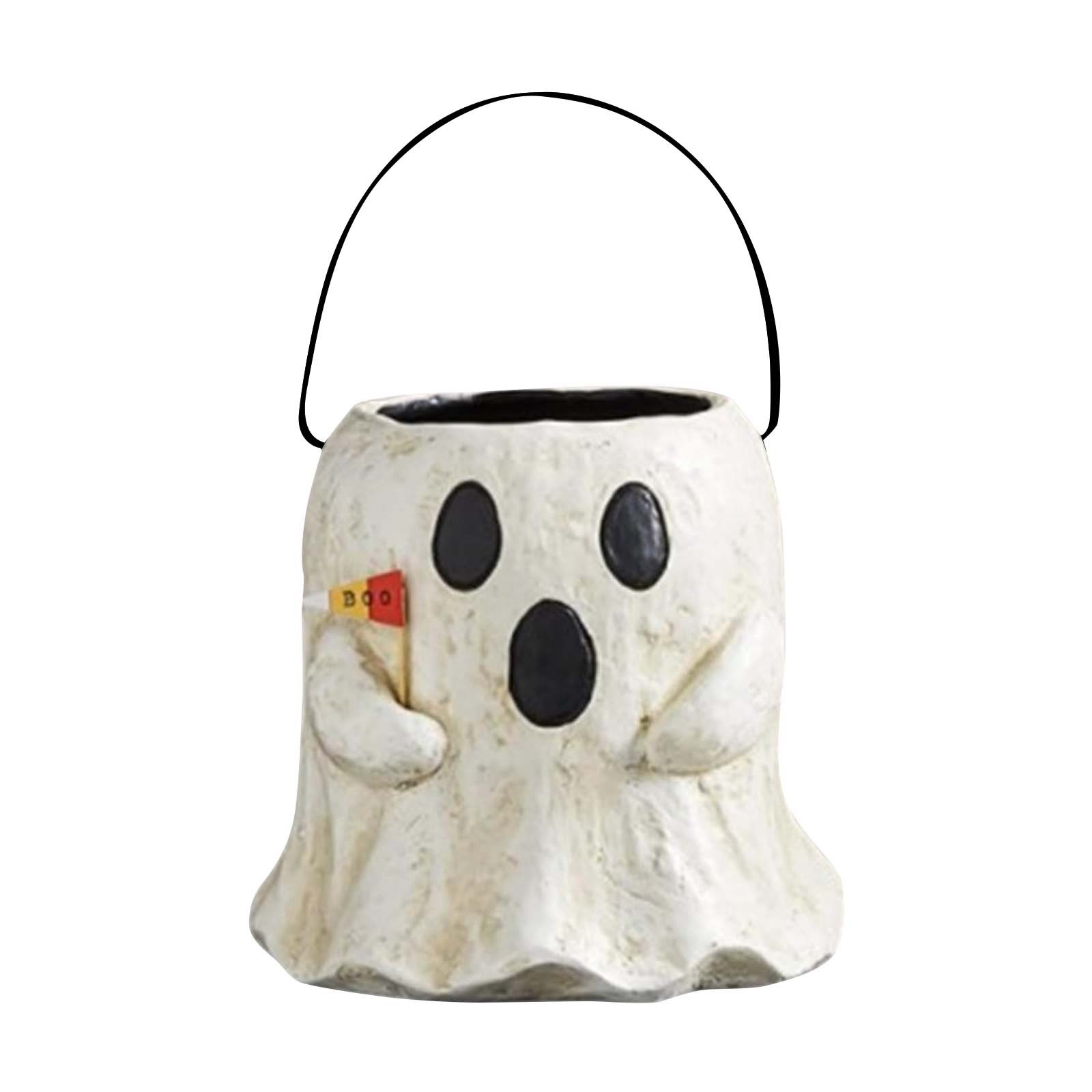 Yolmart 2024 New Bucket Buckets Planter Candy Bowl Cute Vase Trick Or