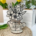 Yolmart Day Flowers Wooden Table Holiday Decorations Home Decoration Table Decorations