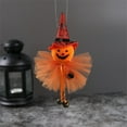 Yolmart Doll Charm Pumpkin Witch Doll Eif Doll Scary Cat Novelty Funny