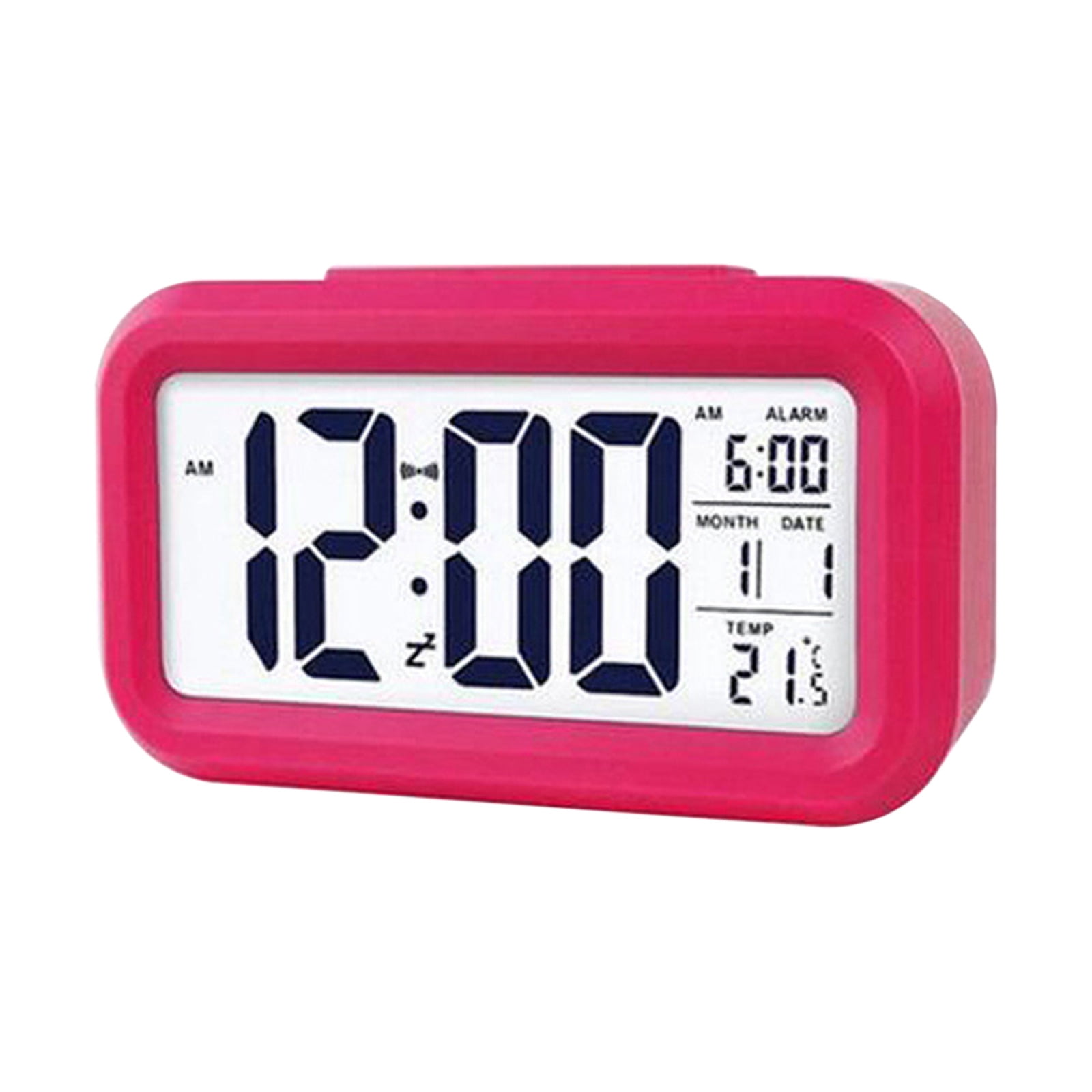 Yolmart Smart Nightlight Digital Alarm Clock With Indoor Temperature