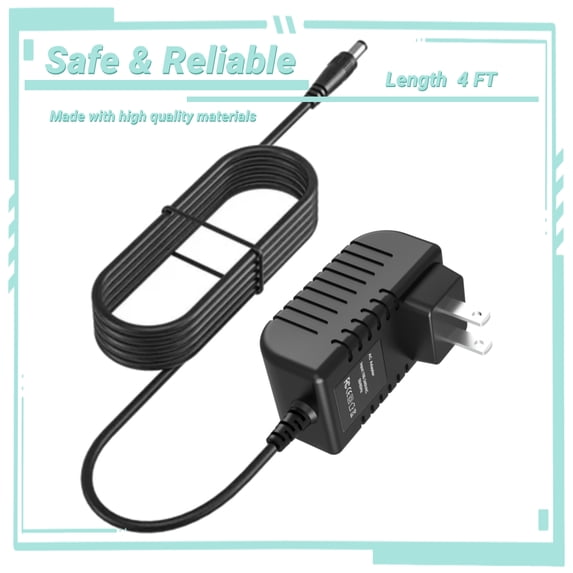 Yolmary AC/DC Adapter Compatible with Powools PL8188 PL8189 11.1V 2000mAh Li-ion Battery Handheld Vacuum Cordless Car Lightweight Hand Vac Cleaner Wanji WJ-Y301251000WZ Power Supply Charger PSU