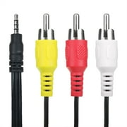 Yolmary AV A/V TV-OUT Cable Cord Lead Compatible with Portable DVD Player PET749 37 PB9001