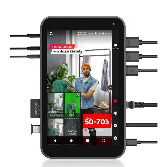 YoloLiv Instream Vertical Live Streaming Encoder and Monitor