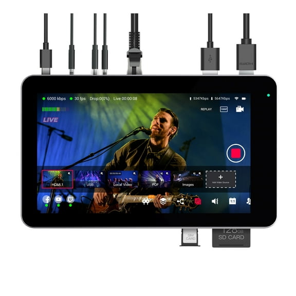 YoloLiv YoloBox Mini, All-in-one Portable Multi-Camera Live Streaming Equipment (USA, Canada, Mexico)