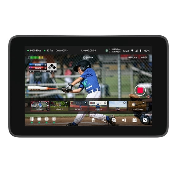 YoloLiv YoloBox Ultra Portable Multi-Camera Encoder/Switcher/Monitor/Recorder in One