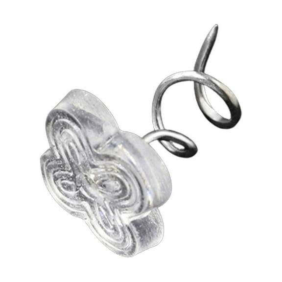 Yoloke 100 Pcs Clear Head Twist Pins for Sofa Covers & Upholstery - Stainless Steel & Plastic, Sharp, Rust Proof - with Portable Storage Box