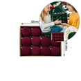 thumbnail image 1 of Yoloke 12 Pcs Velvet Christmas Ornaments Balls Flocked Christmas Tree Ball Hanging Ornaments Shatterproof Xmas Bulbs Decorations Set Plastic Velvet Ornament Balls for Holiday Wedding Party Home Decor, 1 of 4