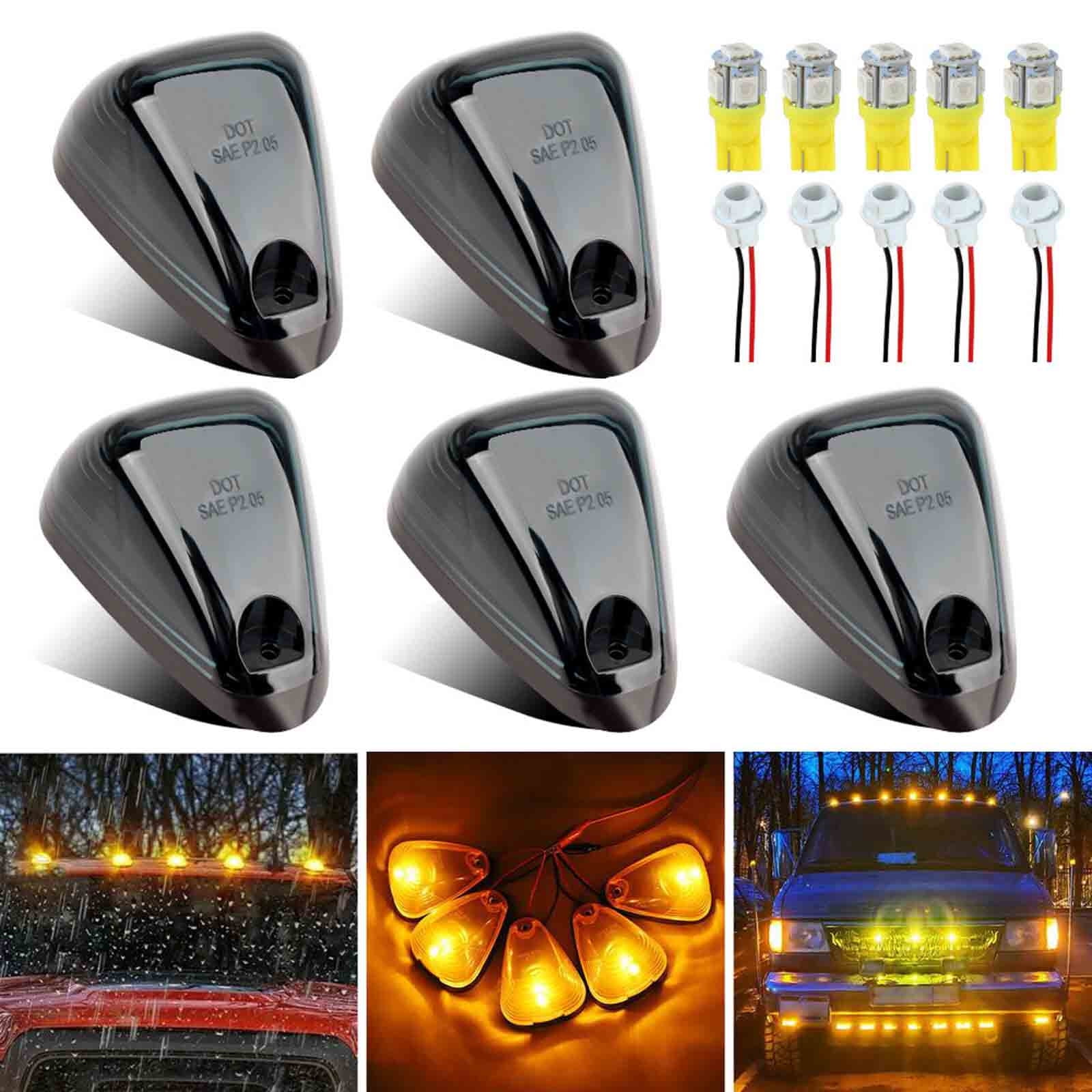 Yoloke 5Pack T10 LED Roof Marker Lights for Trucks, Waterproof