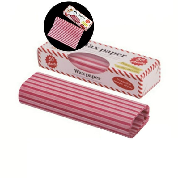 Yoloke 50pcs Wax Paper Sheets Sandwich Wrapping Paper, Greaseproof Wrap Paper Parchment Papers Air Fryer Disposable Paper Liner Food Basket Liners for Outdoor Picnic