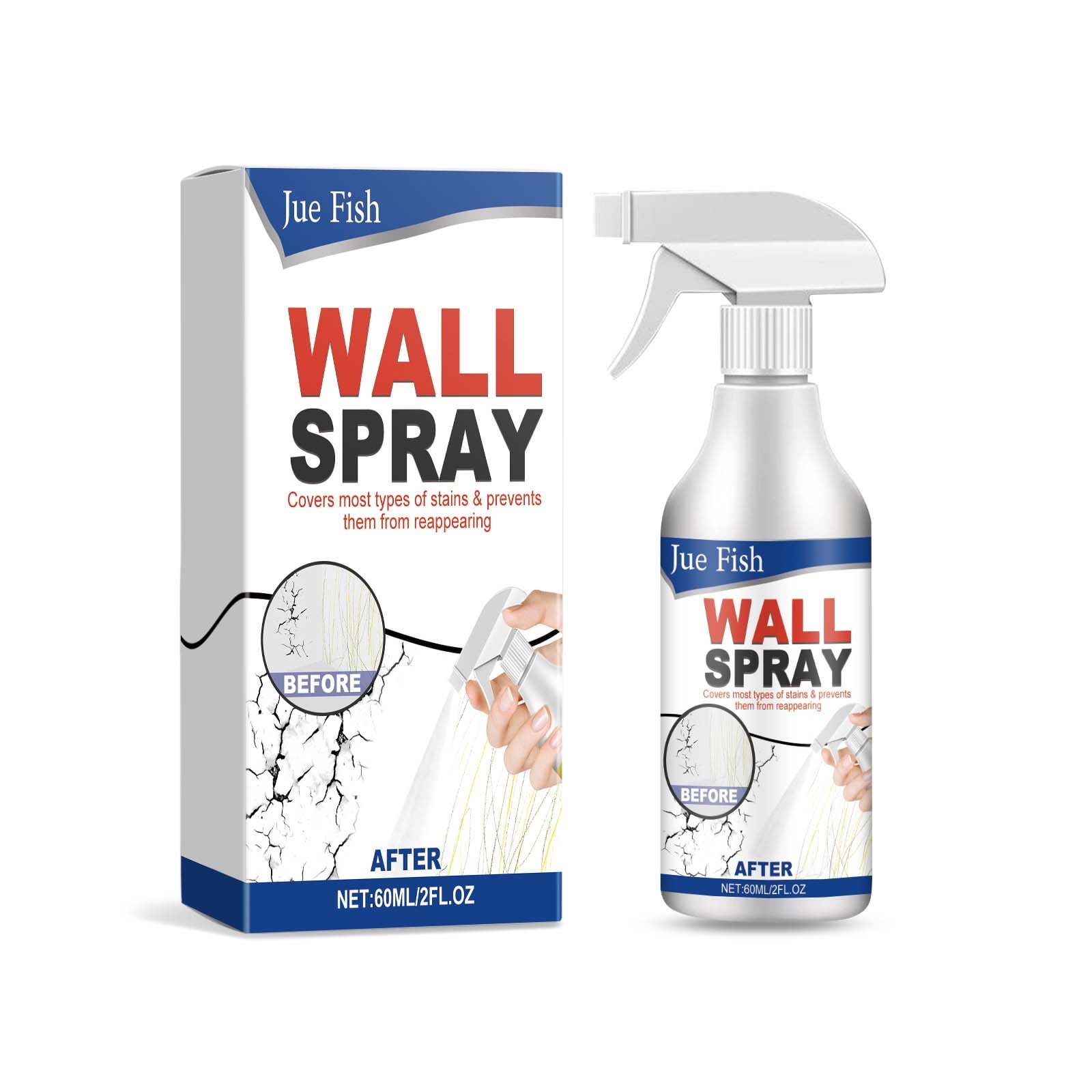 Yoloke 60ml Wall Direct Spray Paint Wall Repair & Renovation AntiYellowing, Humid