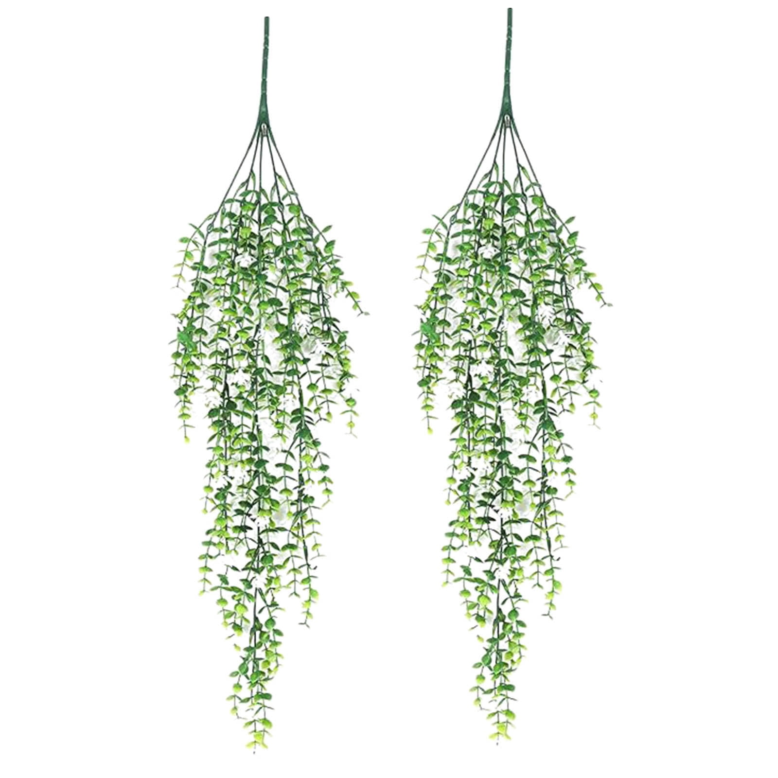 Yoloke Artificial Fake Flowers, Hanging Plastic Plants Outside