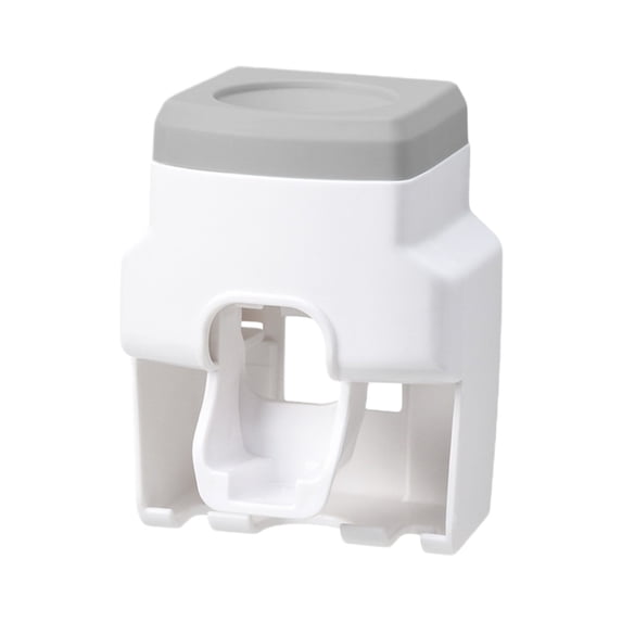 Yoloke Automatic Toothpaste Squeezer 2 in 1 Toothbrush Holder Toothpaste Dispenser Wall Mounted Squeezer for Bathroom Adults Kids