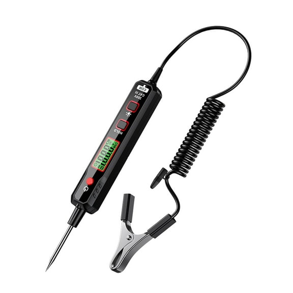Yoloke Automotive Light Tester - 08-100V Digital LED Circuit Tester Pen for Vehicle Voltage and Resistance Detection, Electrical System Testing Tools