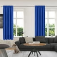 thumbnail image 1 of Yoloke Blackout Curtains for Bedroom – Thermal Insulated Room Darkening Drapes for Living Room Curtains Heat Insulation Energy Saving Bedroom and Kitchen Curtains,42X72 Inch, 1 of 3