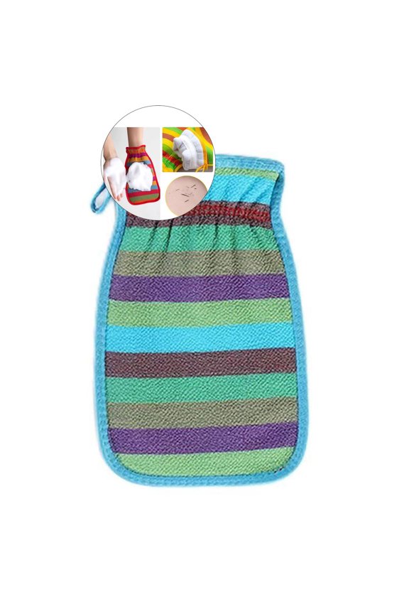 Yoloke Body Scrubber Glove - Shower Scrubber Glove, Body Back Washing Mittens for Adults, Shower Bath Set Gloves, Bathroom Shower Scrubber Gloves for Travel, Home